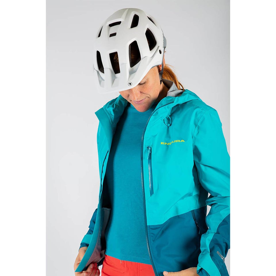 Women's Baabaa Blend L/S Base Layer - Pacific Blue