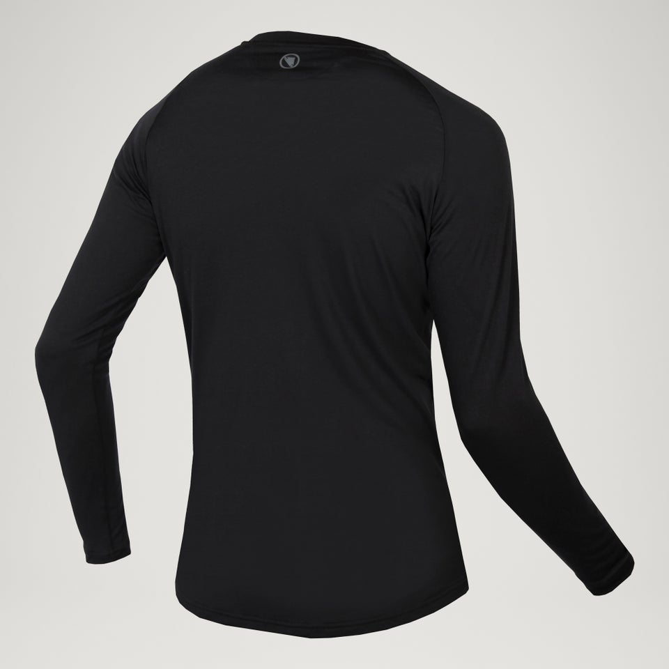 Men's Baabaa Blend L/S Base Layer - Black