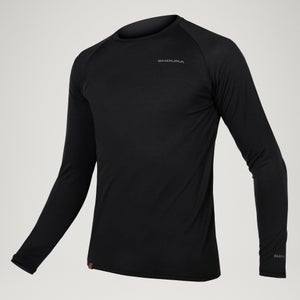 Men's Baabaa Blend L/S Base Layer - Black - XXL