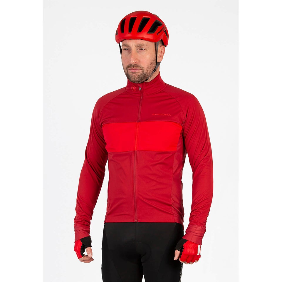 Men's FS260 Jetstream L/S Jersey II - Rust Red