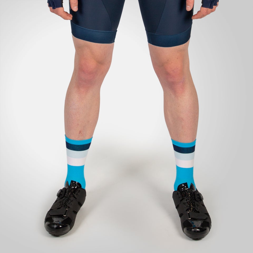 Unisex Bandwidth Socks - Bright Blue