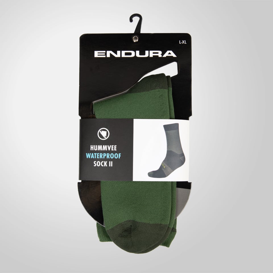 Unisex Hummvee Waterproof Socks II - Forest Green