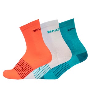 Coolmax® Race Socken (Dreierpack) für Damen - Pazifik Blau
