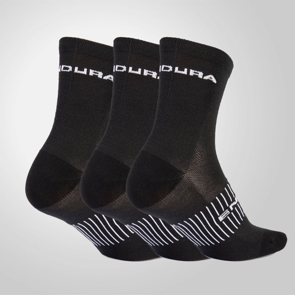 Coolmax® Race Socken (Dreierpack) für Herren - Schwarz