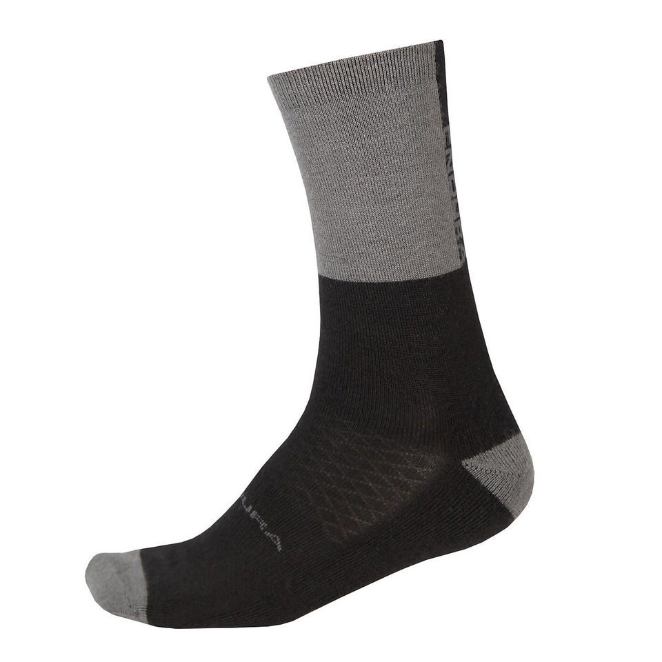 BaaBaa Merino Wintersocken (Einzelpack) für Herren - Schwarz