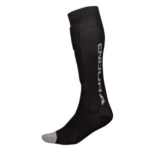 SingleTrack Shin Guard Sock - Black - S-M