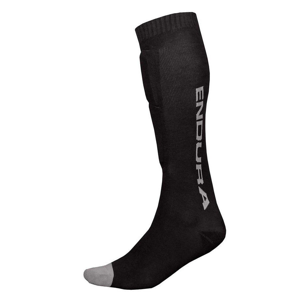 SingleTrack Shin Guard Sock - Black