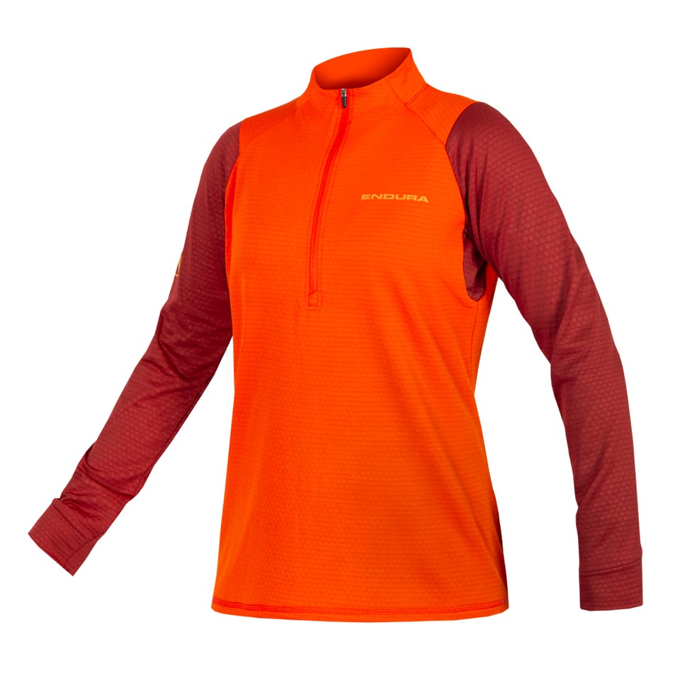SingleTrack Fleece für Damen - Paprika