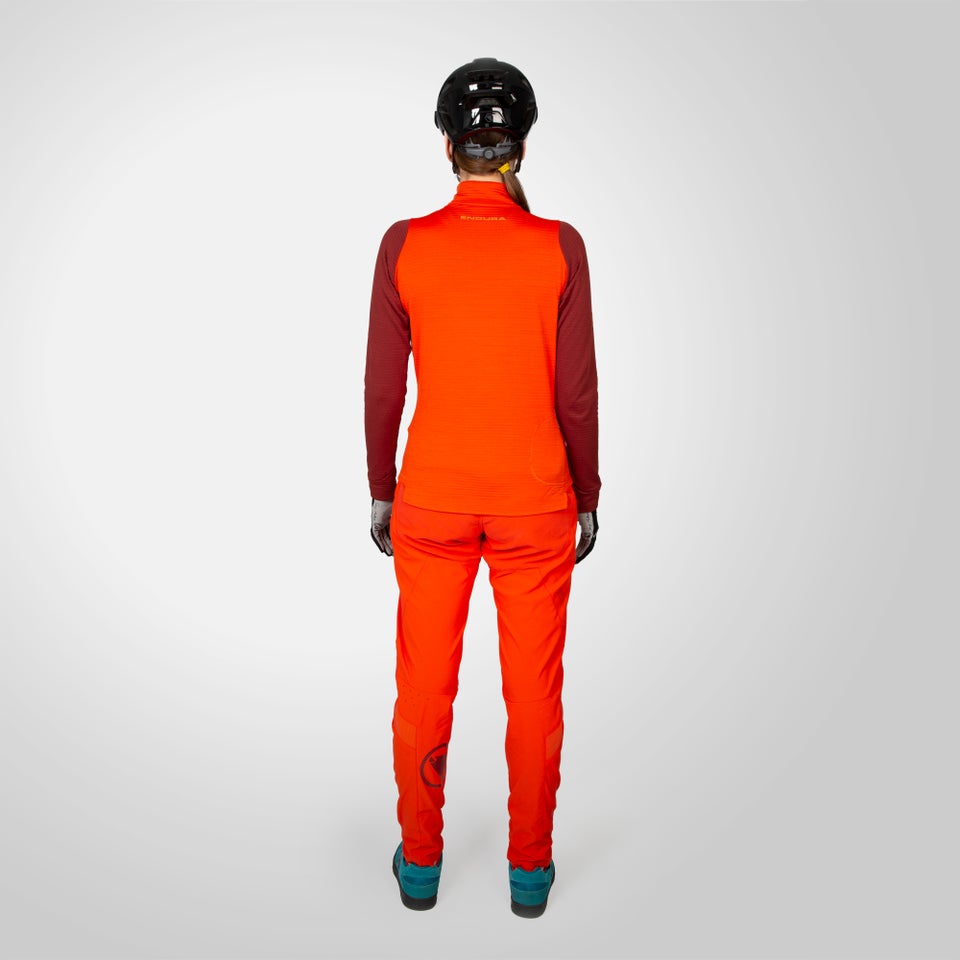 SingleTrack Fleece für Damen - Paprika