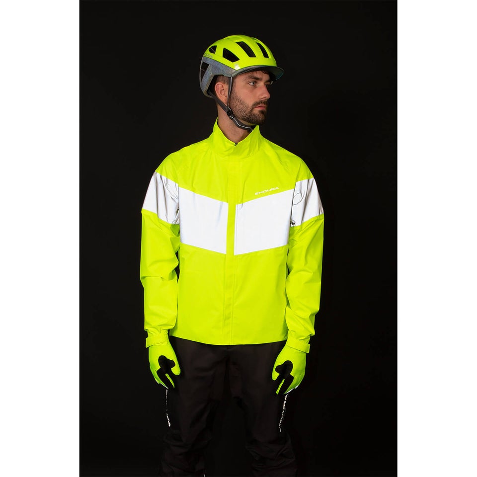 Urban Luminite EN1150 Wasserdichte Jacke für Herren - Neon-Gelb