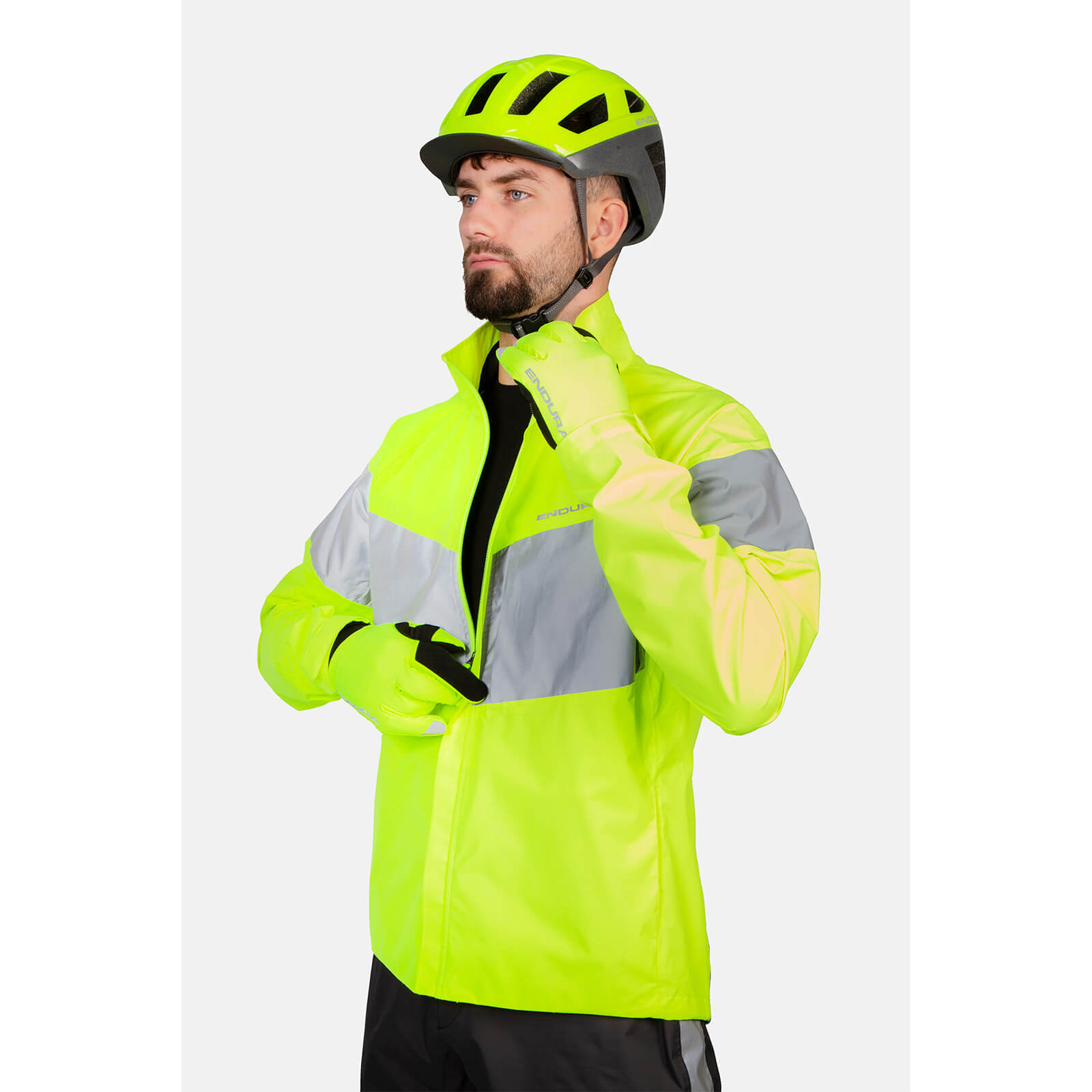 アンリアン　Light jacket Men's Urban Luminite Hi-Viz Waterproof Jacket - Bright Yellow
