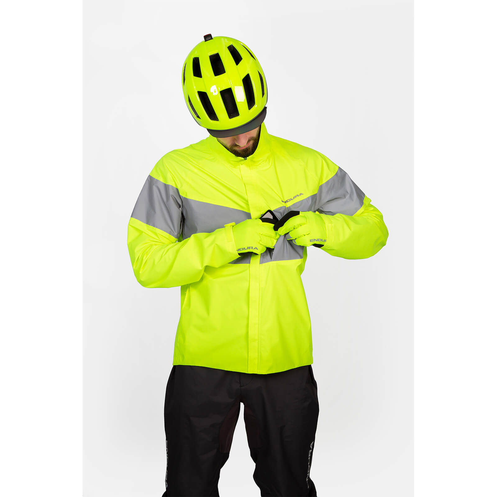 Men's Urban Luminite Hi-Viz Waterproof Jacket - Bright Yellow