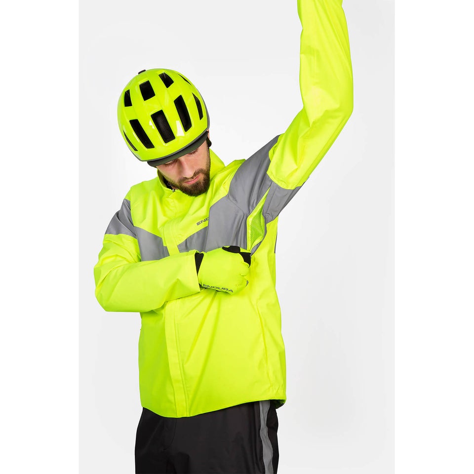 Urban Luminite EN1150 Wasserdichte Jacke für Herren - Neon-Gelb