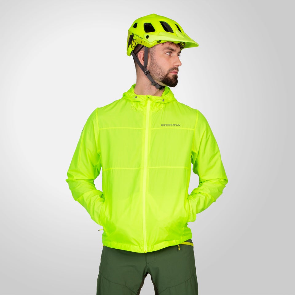 Men's Hummvee Windproof Shell Jacket - Bright Yellow