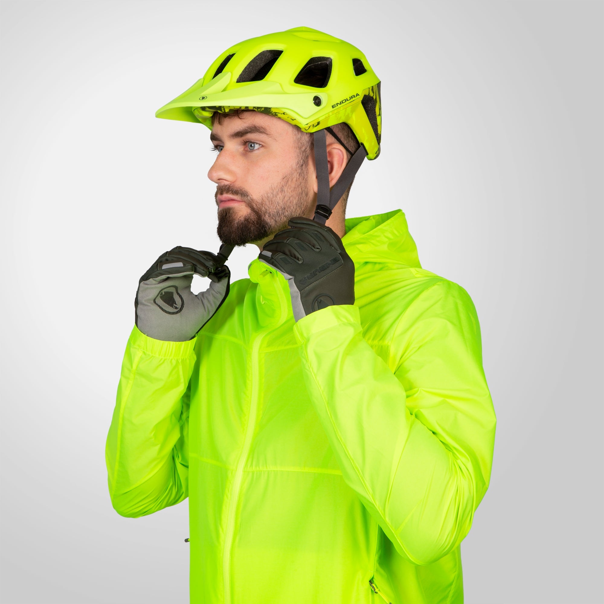 Men's Hummvee Windproof Shell Jacket - Bright Yellow | Endura US