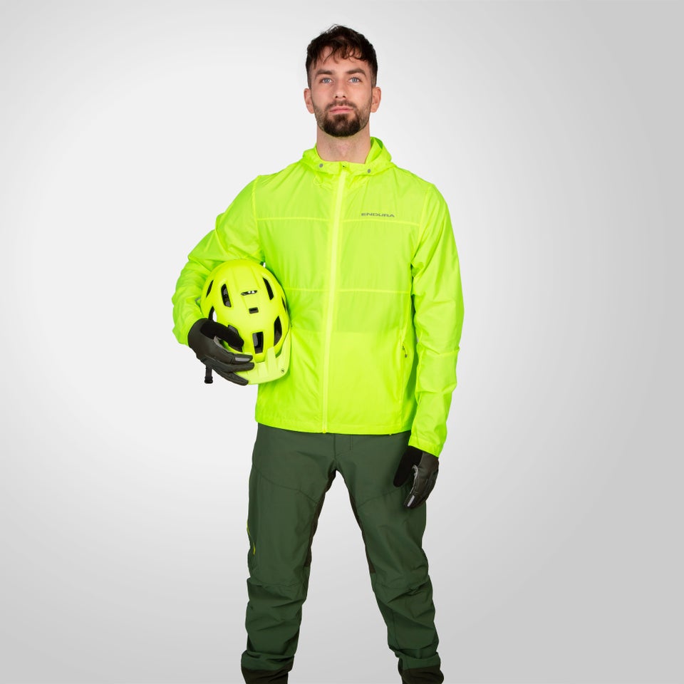 Men's Hummvee Windproof Shell Jacket - Bright Yellow