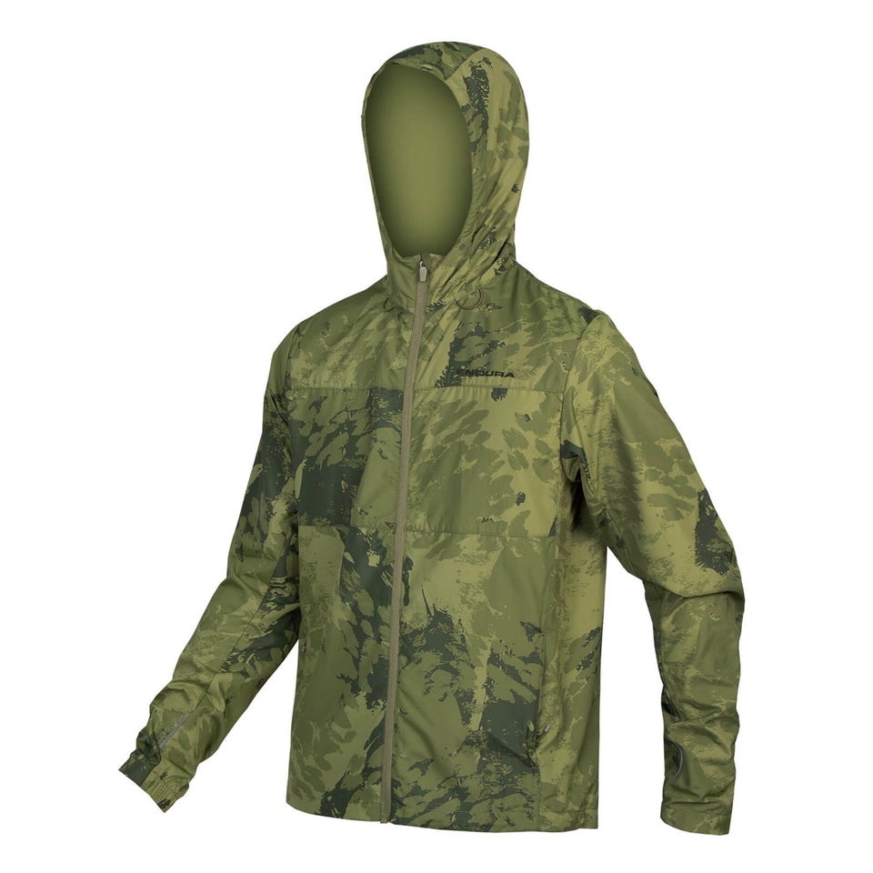 Men's Hummvee Windproof Shell Jacket - Olive Green