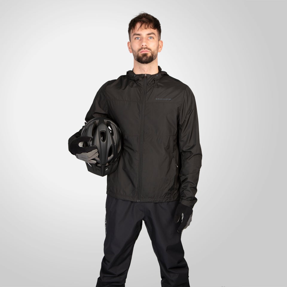 Men's Hummvee Windproof Shell Jacket - Black