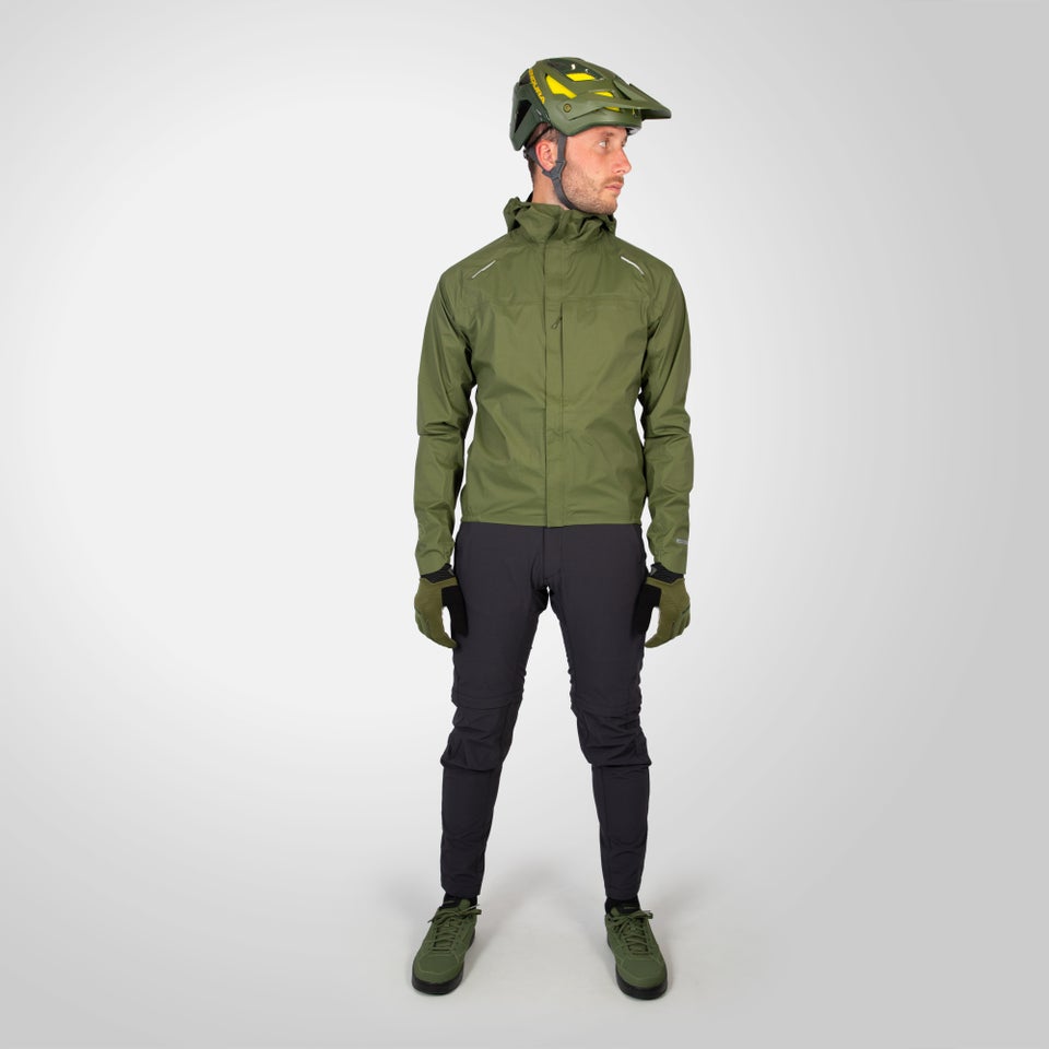 Men's GV500 Waterproof Jacket - Olive Green