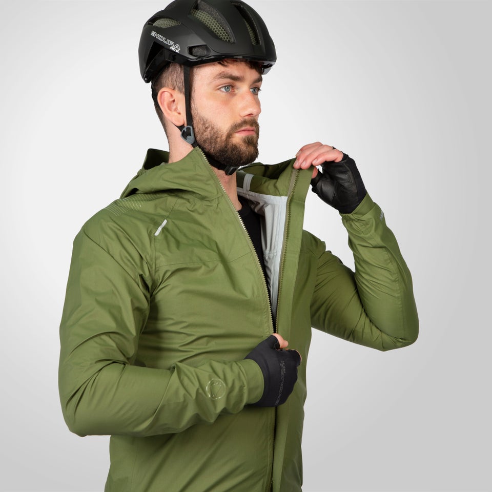 Men's GV500 Waterproof Jacket - Olive Green