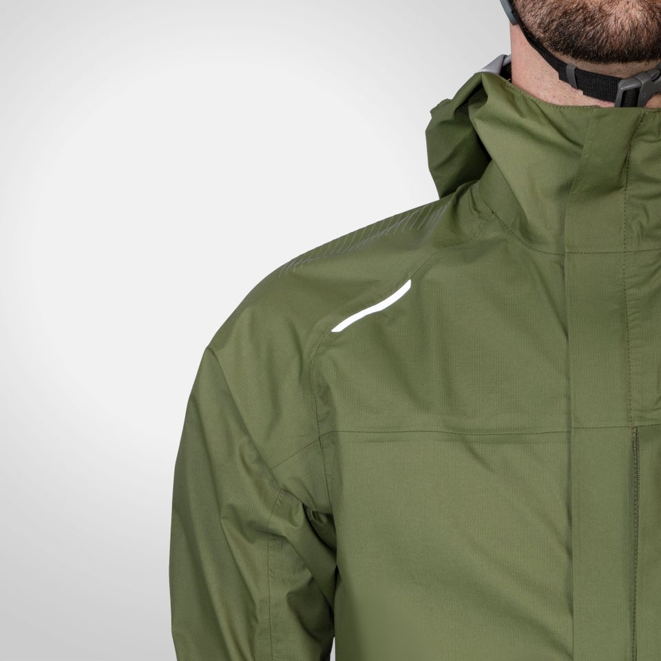 Men's GV500 Waterproof Jacket - Olive Green