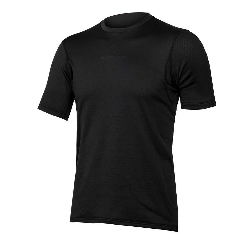 Kurzarm Transloft Baselayer für Herren - Schwarz