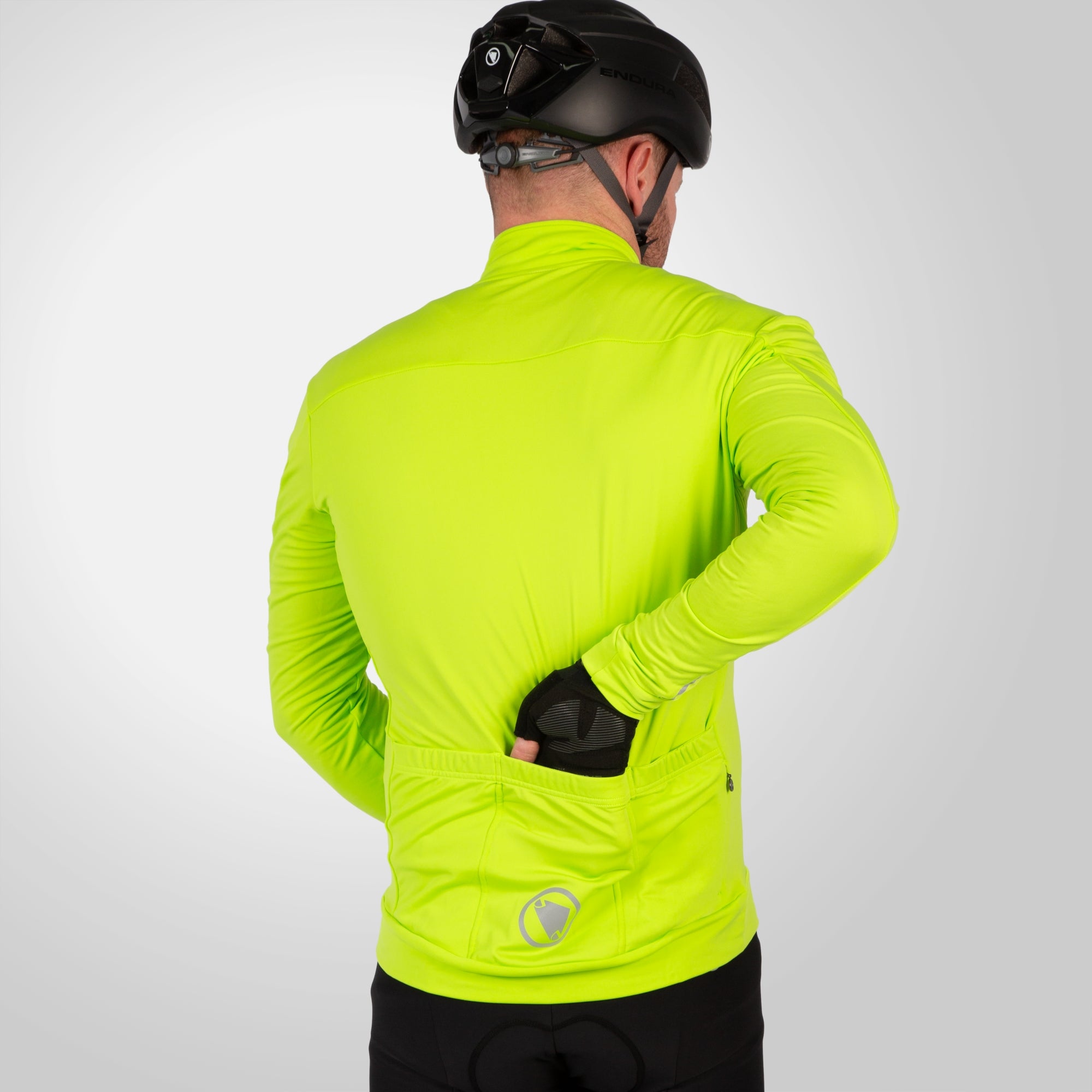 Men's Xtract Roubaix L/S Jersey - Bright Yellow | Endura UK