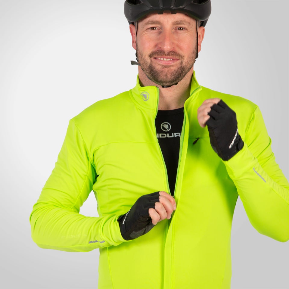 Xtract Roubaix Jacke (langarm) für Herren - Neon-Gelb