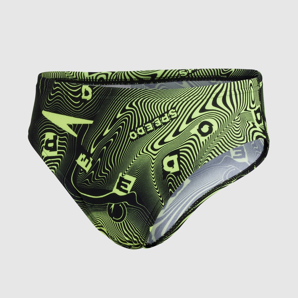 Slip de bain Allover 6,5 cm Noir