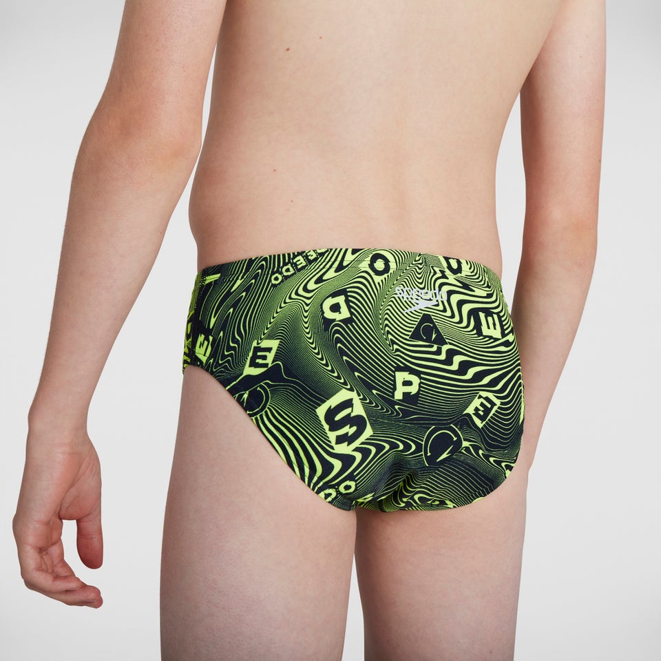 Slip de bain Allover 6,5 cm Noir