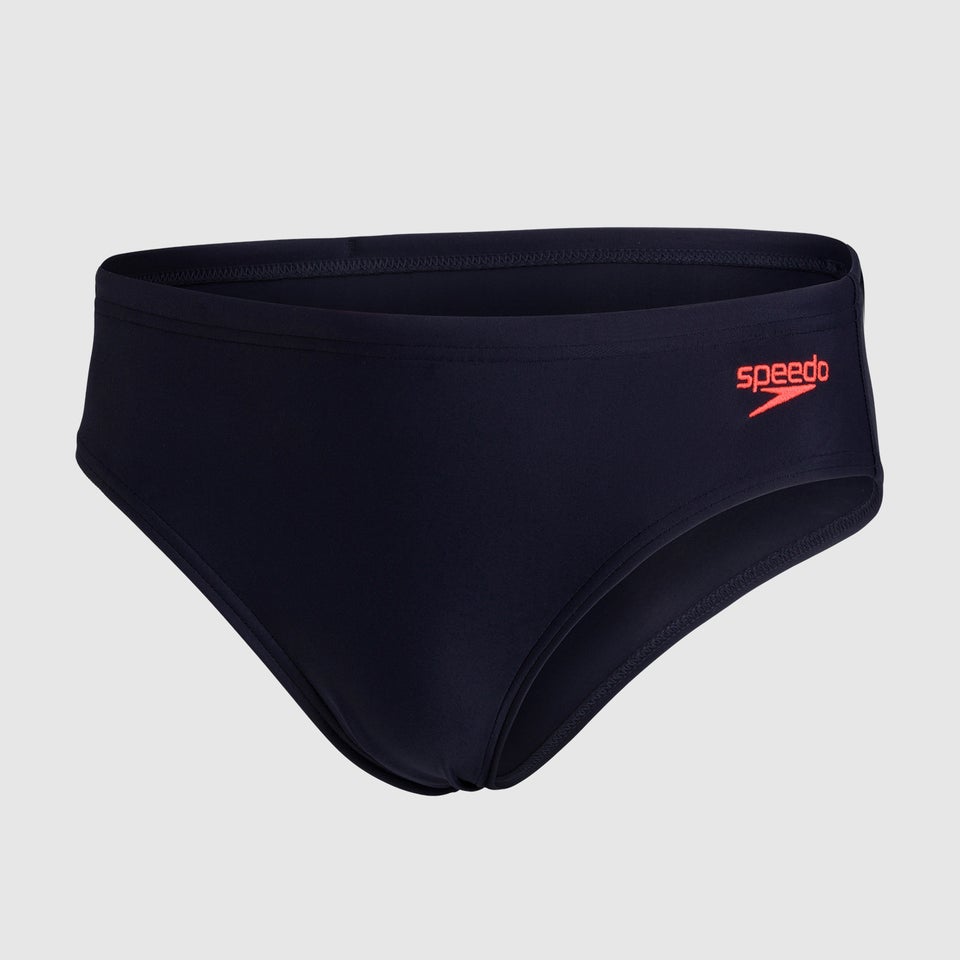 Jungen Logo 6,5 cm Badehose in Marineblau