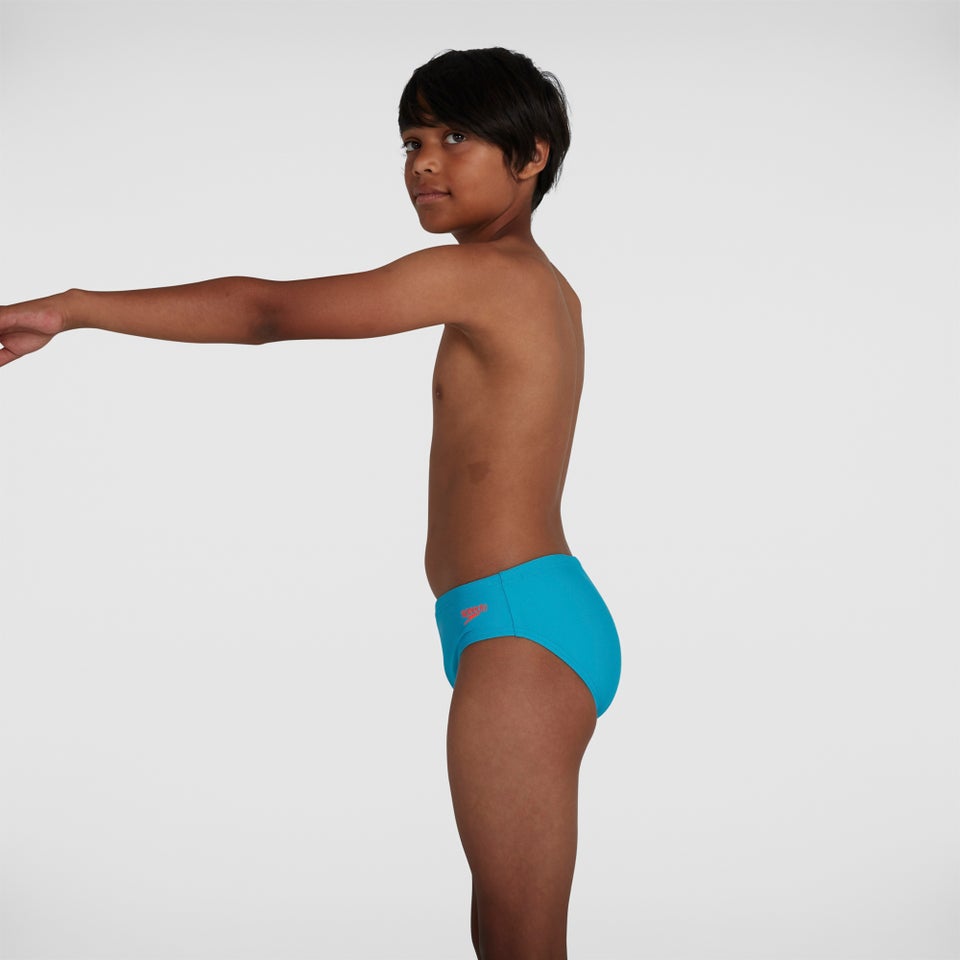 Slip de bain Logo 6,5 cm Bleu