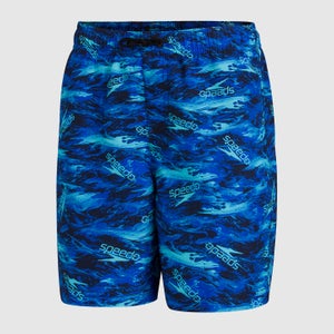 Boys' Printed 15" Watershort Blue