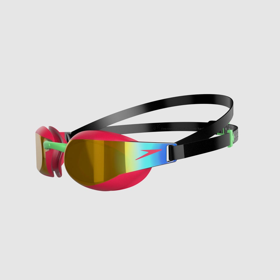 Junior Fastskin Elite Mirror Goggles Red
