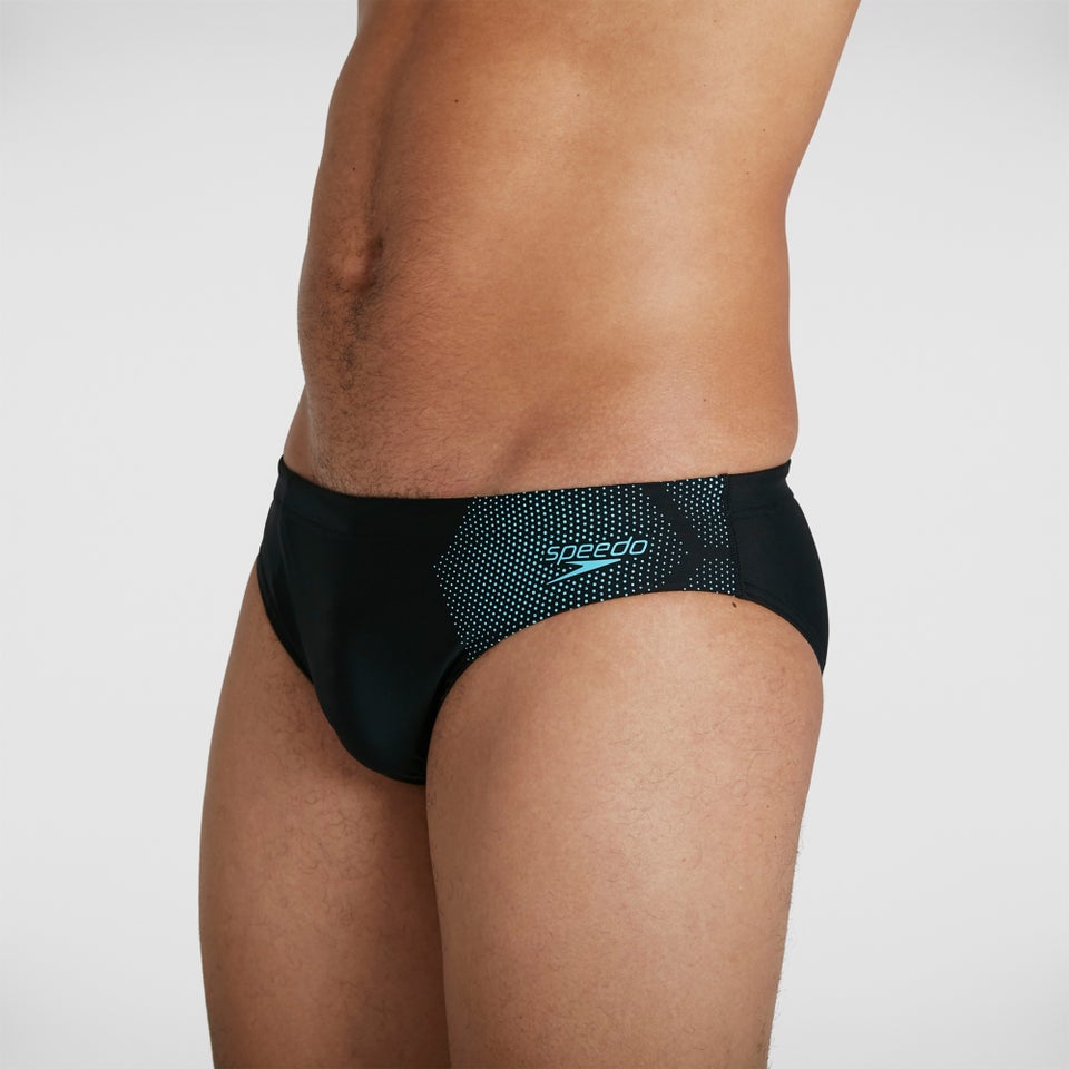 Slip de bain Homme Tech Placement 7 cm Noir