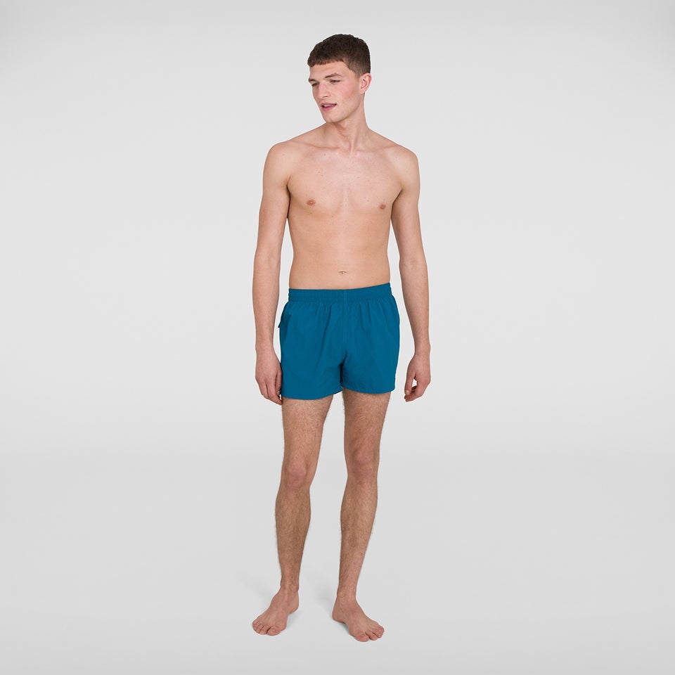 Men's Fitted Leisure 13" Swim Shorts Teal