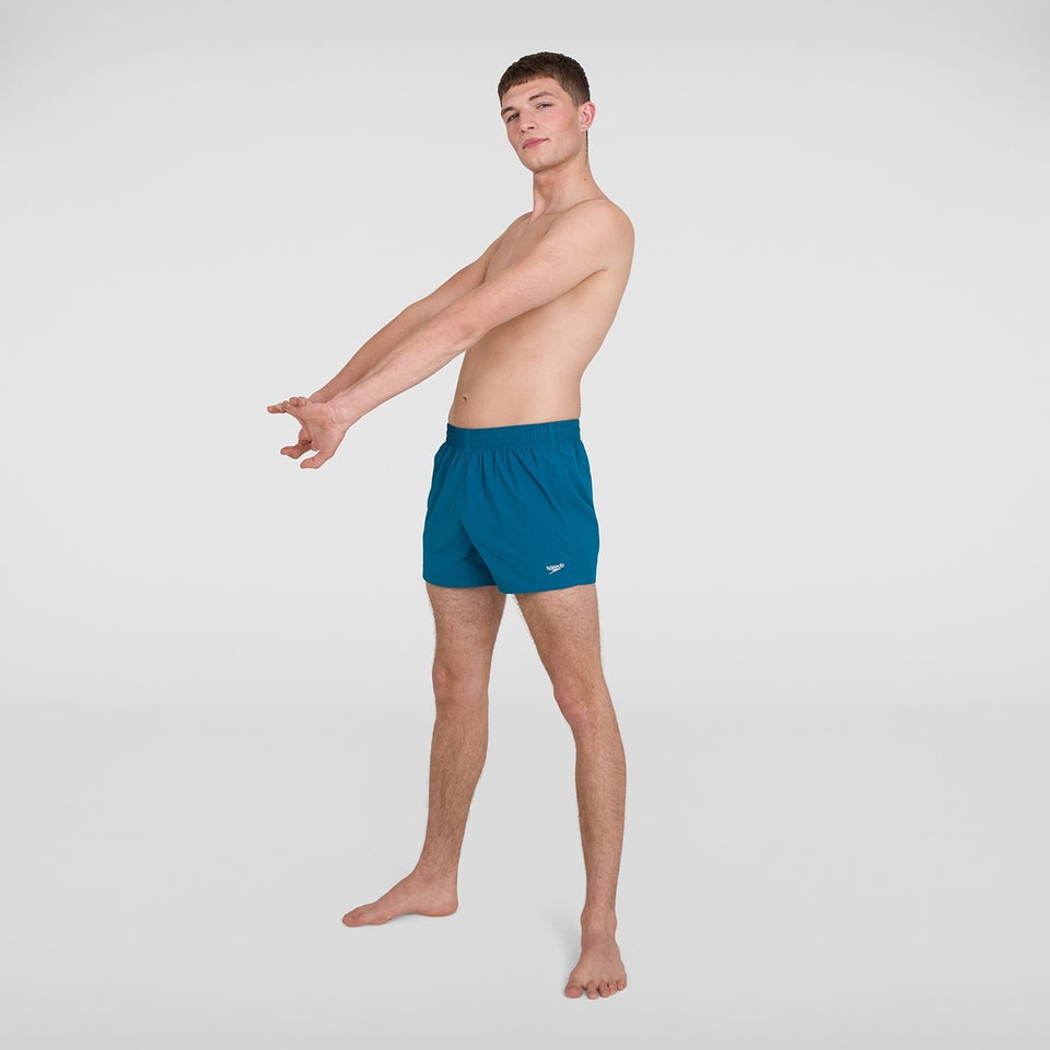 Men's Fitted Leisure 13" Swim Shorts Teal