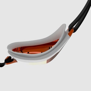 Erwachsene Fastskin Speed Socket 2.0 verspiegelte Schwimmbrille Weiß