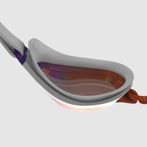 Erwachsene Fastskin Speedsocket 2 Mirror Schwimmbrille in Weiß