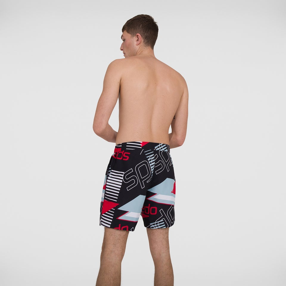 Men's Vintage Paradise 16" Swim Shorts Black