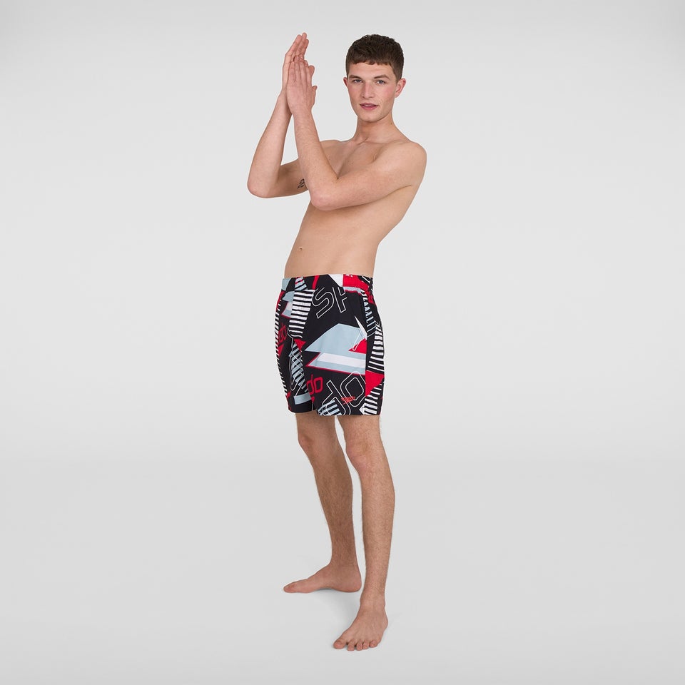 Men's Vintage Paradise 16" Swim Shorts Black