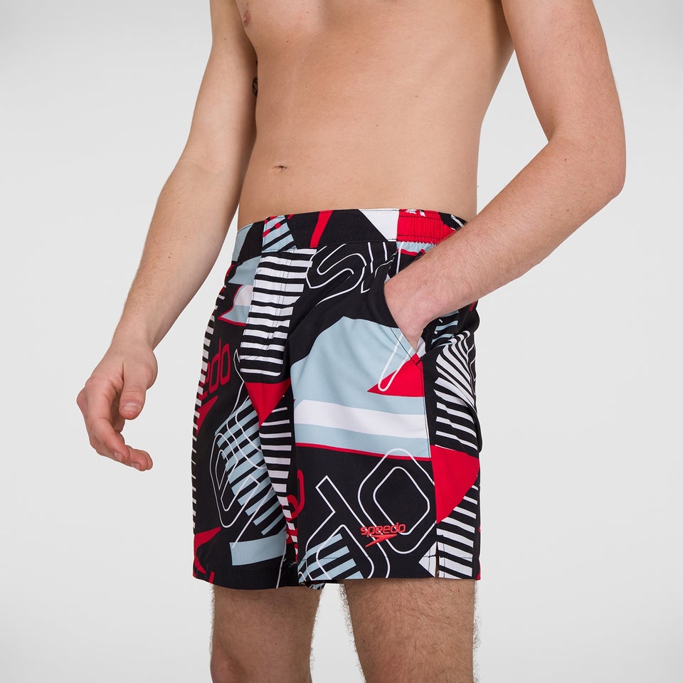 Men's Vintage Paradise 16" Swim Shorts Black