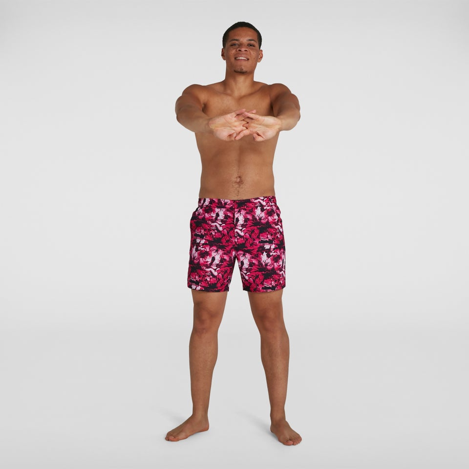 Short de bain Homme Vintage Paradise 40 cm Noir