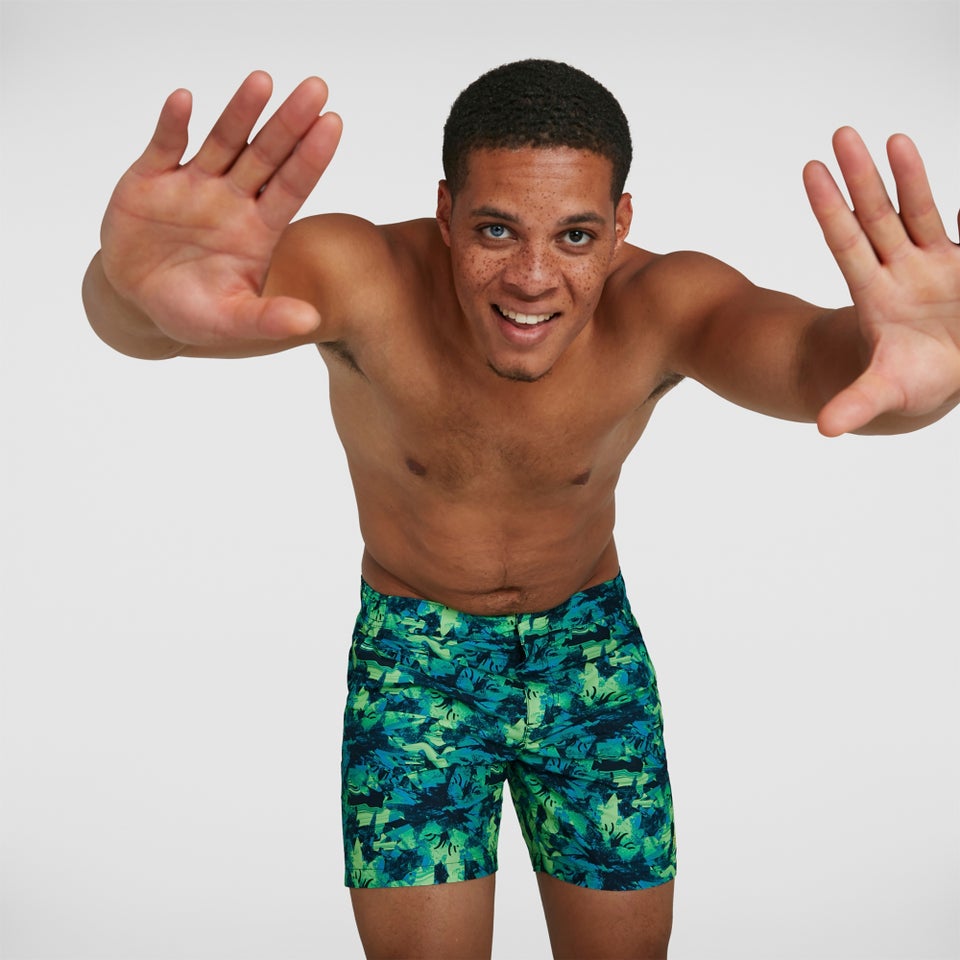 Men's Vintage Paradise 16" Swim Short Navy