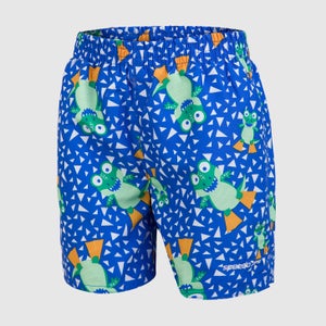 Boys' Corey Croc 11" Watershort Green/Blue