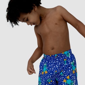 Boys' Corey Croc 11" Watershort Green/Blue