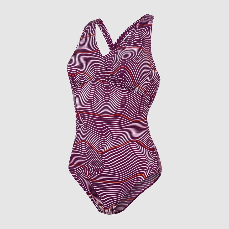 Maillot de bain Crossback Printed 1 Pièce