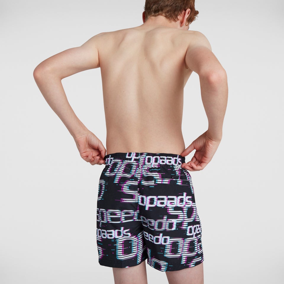 Short de bain Homme Imprimé 13 pouces Noir