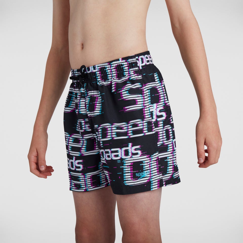 Short de bain Homme Imprimé 13 pouces Noir