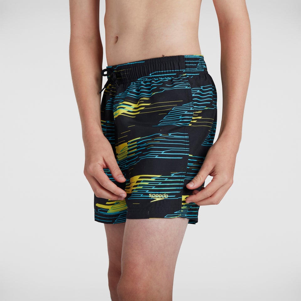 Short de bain Homme Imprimé 13 pouces Noir
